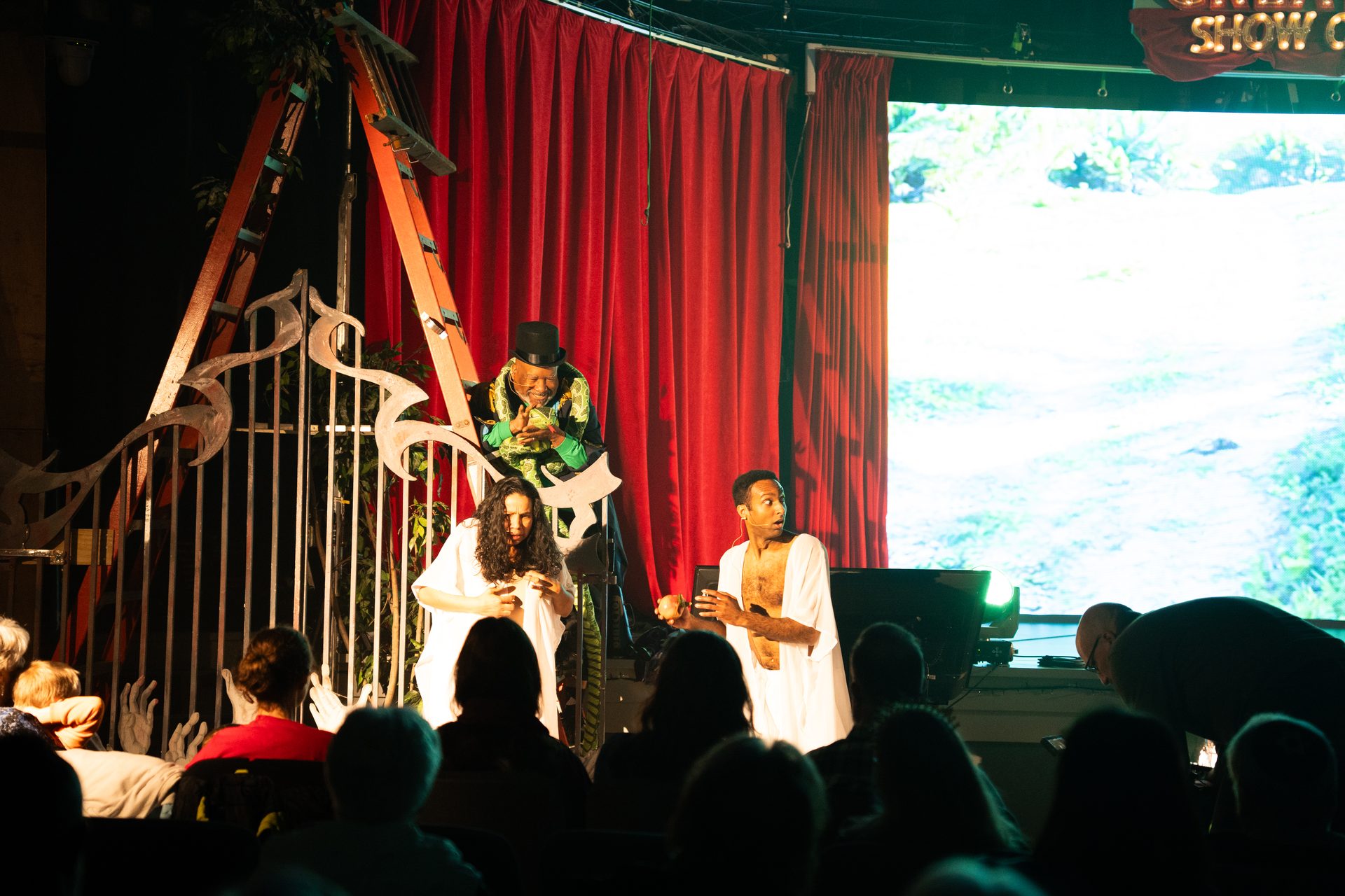 A dramatic circus scene from The Greatest Show of All